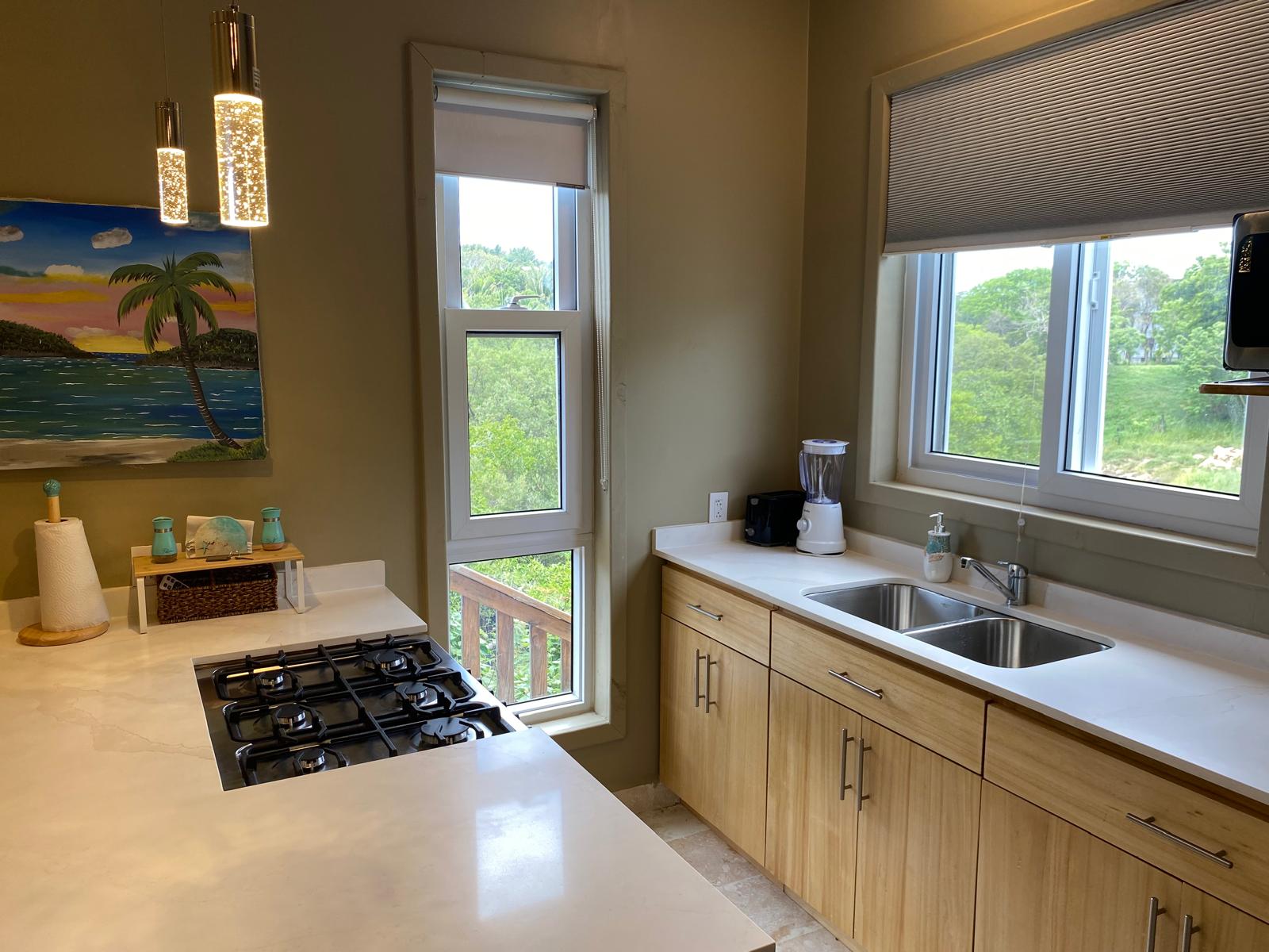 Room 2 kitchen and dining area